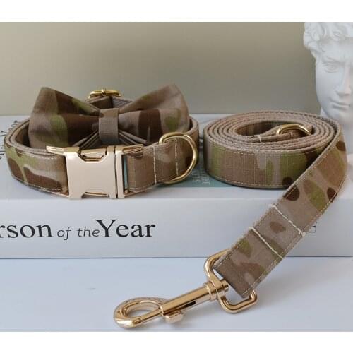 Dog Collars Personalized Custom Collar Leash Set With Bowe For Bog Dogs Pitbull Bulldog Beagle