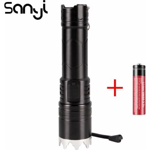 P50 LED Flashlight Portable Lantern Emergency Light 5 Lighting Mode Camping Light Working Torch Power by 26650 Battery Flashlamp