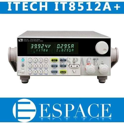 Itech It8512a+ DC Electronic Load One Way Programmable 150V/30A/300W Free DHL