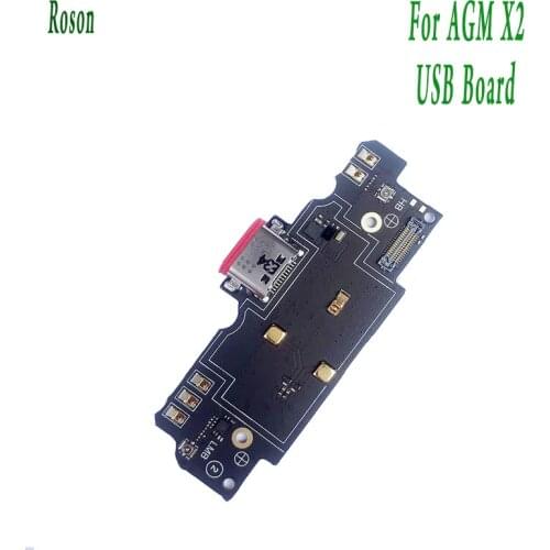 Roson For AGM X2 USB Plug Charge Board USB Charger Plug Board Module For AGM X2 Mobile Phone Repairing Fixing Replacement