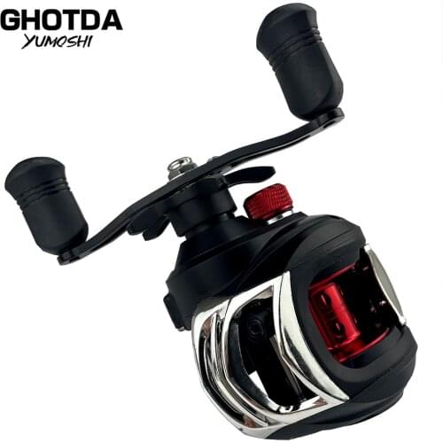 Baitcasting Fishing Reel 8Kg Braking Power 18+1BBs Quality Light Wheels Carp Lure Fishing Coil