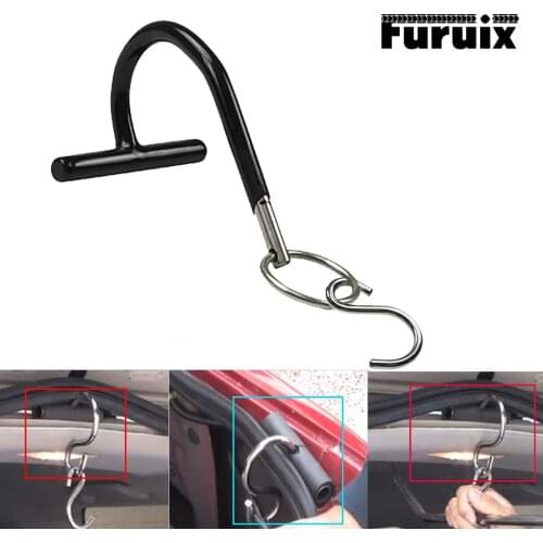 With S-Hook T-Lever Holder Tool Paintless Dent Repair Tools Paintless Dent Removal Tools Hail Rod