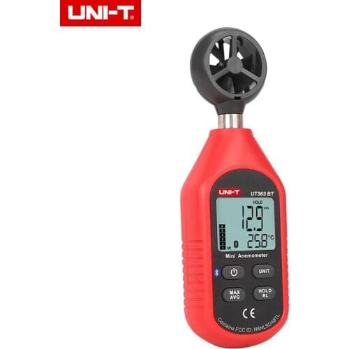 UNI-T UT363BT Wind Speed Meter Digital Bluetooth Pocket Size Anemometer