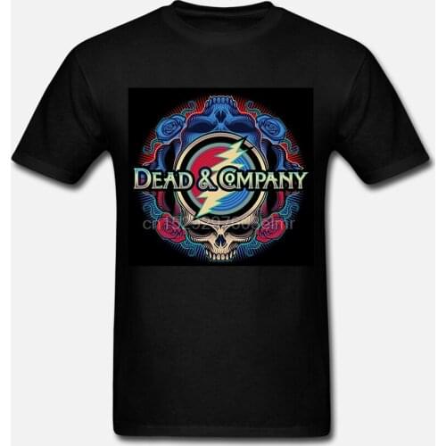 Funny Men t shirt white t-shirt tshirts Black tee New Popular Dead and Company Mens Black T-Shirt Size S-3XL(2)
