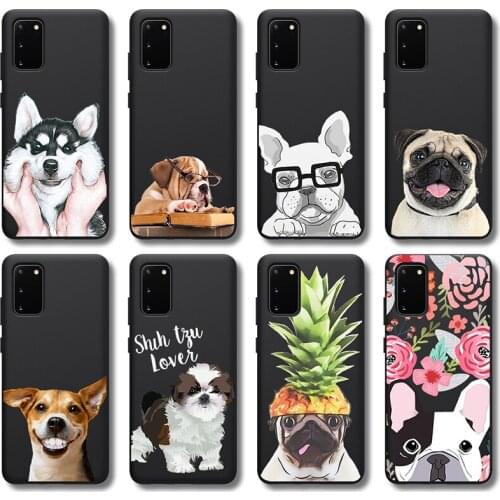 Dog Funny Case for Samsung Galaxy S21 A51 A50 A71 A52 A72 S20 A21S A12 A70 S10 S9 S8 S10e FE Note 20 10 Lite Plus Ultra TPU
