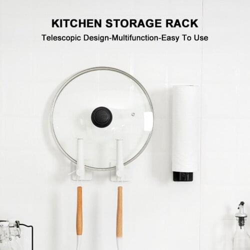 1Pc Under Cabinet Paper Roll Rack Towel Holder Tissue Hanger Storage Rack Bathroom Toilet Kitchen Self-adhesive Accessories
