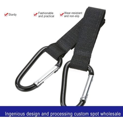 2pc Outdoor Military Strap Belt Buckle Hook Keychain Hanging Belt Portable For Vest Pouch Bag Outdoor Camping Hunting