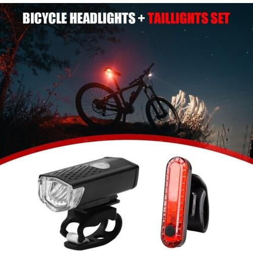2x Safety Warning Bicycle Rear Light Bicycle Light Bicycle Accessories Bicycle Headlight Taillight Lamp Battery Powered