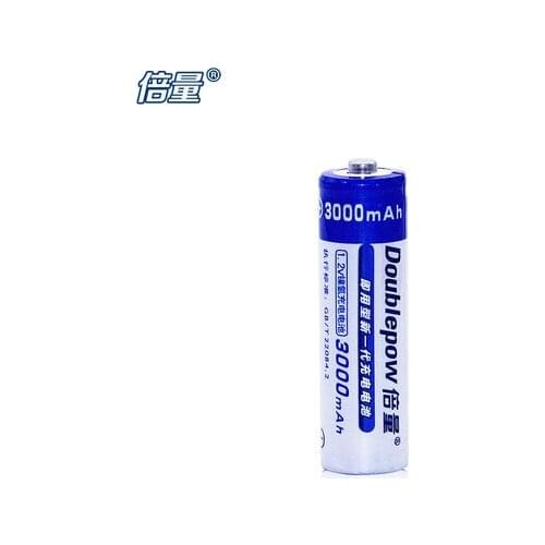 4 PCS.. Doublepow NiMH battery, AA 3000 mAh, 1.2V, rechargeable battery, mouse car toy camera KTV microphone flash