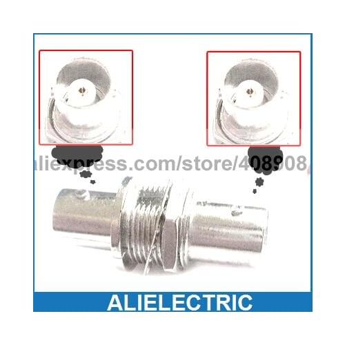 50pcs BNC Female Jack to BNC Female with Nut Screw Straight CCTV Adapters