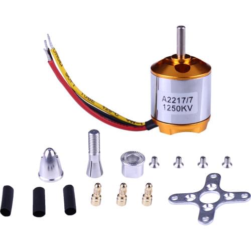 A2217 2217 Brushless Motor KV1250 1500 2300 For RC Aircraft Copter Airplane Electric Motor Engine/Multi-Axis UAV