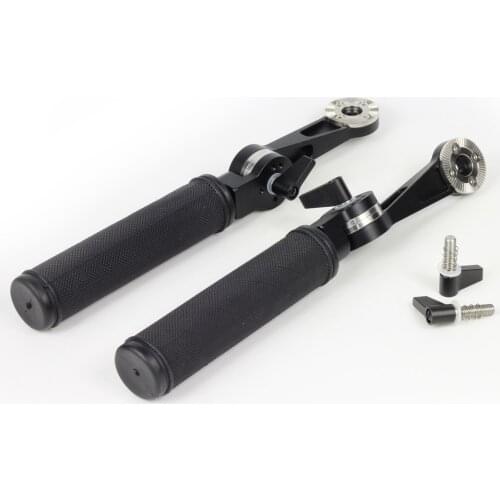ARRI Type Rosette Lock Adjustable Handle Grip fr 15mm Rod Support Rail System Tripod Follow Focus 4K Film SLR Camera Rig DIY
