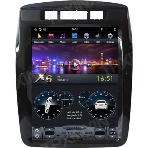 Tesla Syle Android 9.0 4+128G Car Radio For VW Touareg 2010-2017 GPS Navigation Auto Audio Stereo Recoder Head Unit DSP Carplay
