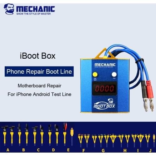 MECHANIC IBoot Box iPhone Power Supply Open Machine line Support DC5V-28V USB DC3.5 Port Three Different Input Phone Repair