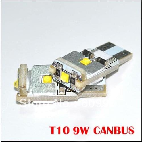 Free shipping 2pcs/lot car lamp T10 led canbus 9w w5w led canbus Signal Light led Interior Light Parking Light External Light