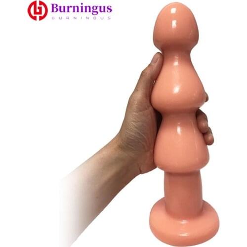 Large Anal Plug Butt Beads Huge Dildo Sex Toys For Women Men Lesbian Big Vaginal Anus Dilator Expansion Male Prostate Massager