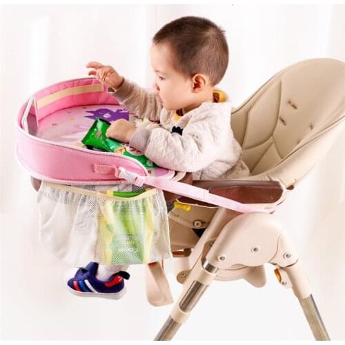 Dropshipping Baby Car Table Waterproof Multi-function Car Safety Seat Plate Painting Eating Table For Children Stroller Accessor