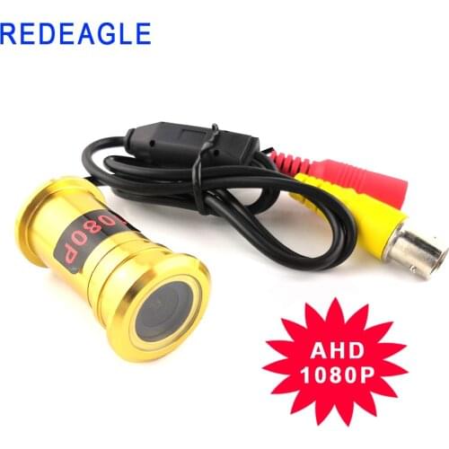 EDEAGLE 1080P AHD Camera Door Eye Hole Peephole Security Camera Mini 2MP Color AHD Surveillance Cameras