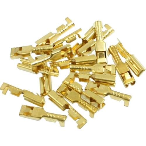 IMC Hot 20 Pcs Female Spade Cable Wire Terminals for 2.8mm Connectors