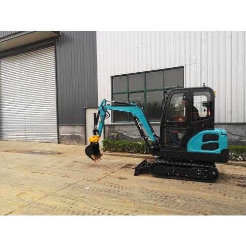 Chinese Construction Machine Micro Crawler Excavator 1.8Ton Enclosed Cab Digger