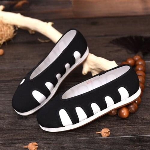 Handmade Taoist wudang monks Taoism wushu shoes tai chi exercises shifang sneakers martial arts kung fu training shoes