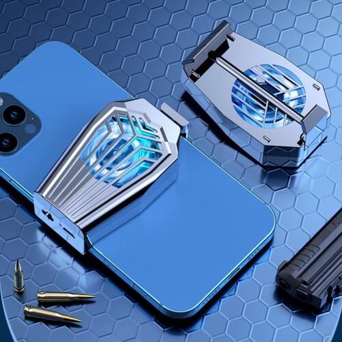 Mobile Phone Radiator Phone Cooling Fan Case Cold Wind Handle Fan For PUGB Phone Cooler Phone Cooling Fan Case