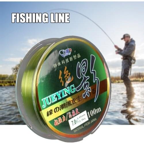 100m Nylon Fishing Line Super Strong Pull Cut Water Quickly Wear Resistant Bite Resistant Sea Rod Fishing Line рыбалка Pesca