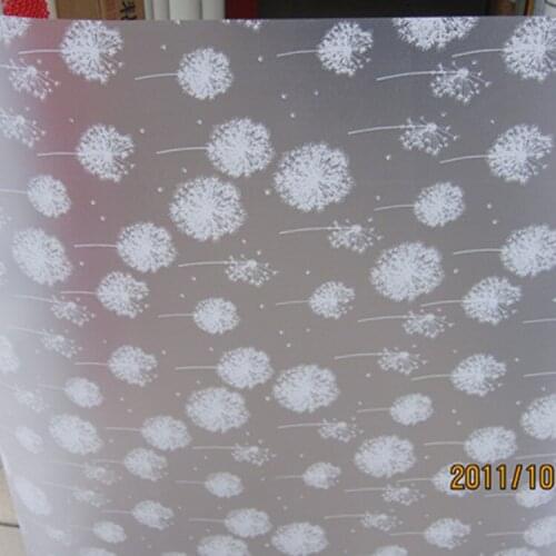 Window films for bathroom toilet office glass film dancingly decorative pattern paper grilles waterproof wallpaper for bathroom