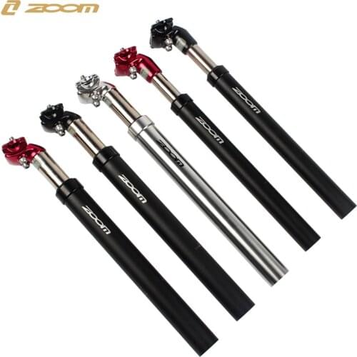 ZOOM Suspension Seatpost Shock Absorber damping Alu MTB mountain bike Bicycle Seat post 27.2/31.6mmx350MM Hydraulic seat