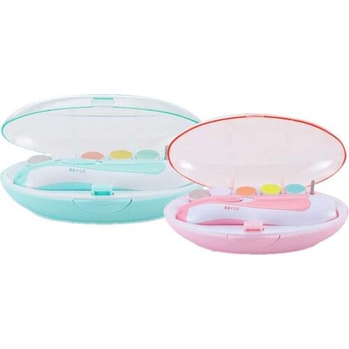 Portable Electric Safe Nail Clipper Cutter Baby Trimmer Manicure Pedicure Clipper Scissors Kids Infant Baby Cutter Nail Care