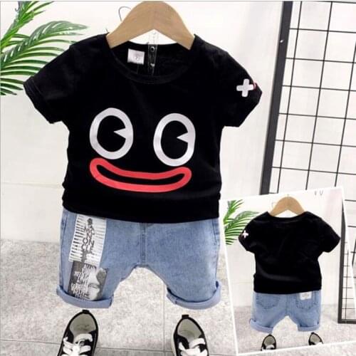 Toddler Boy Clothes Summer Children Clothing Baby Boys Clothes Cartoon Sets For Kids Clothes T-shirt+Jeans Sport Suits Outfits