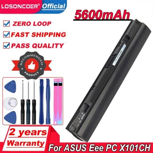 5600mAh Laptop Battery For ASUS Eee PC X101CH X101 X101C X101H Replace A31-X101 A32-X101 Battery