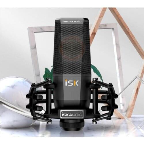 IKG3000 Studio Condenser Gold Diaphragm Recording Microphone For Stage Performance/Professional Studio Recording/Webcast