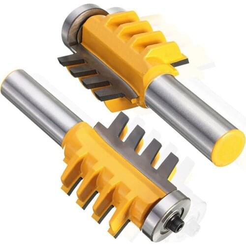 1/2" 1/4" Shank Carbide T-slot Milling Cutters Engraving Machine Tools DIY Woodworking Milling Cutter Cutting Thickness 10-35mm