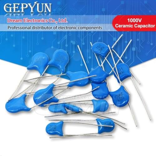50PCS High Voltage Ceramic Capacitor 1000V 1KV 2KV 3KV 101K 151K 221K 331K 471K 561K 681K 821K 102M 152M 222M 332M 472M 103M
