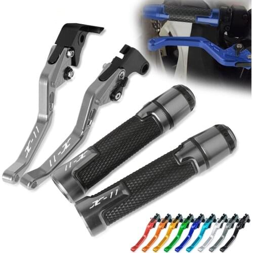 X11 X 11 Adjustable Brake Handle Clutch Levers Moto Thruster Grip Handle Bar Cap End Plugs For HONDA X-11 1999 2000 2001 2002