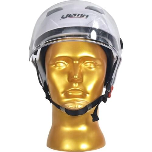 Golden PVC Mannequin Head Wigs Hats Cap Glasses Headphone Display Model Stand Window Mannequin Head Model