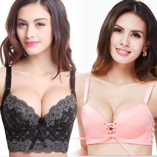 Women Seamless Sexy Bra Fashion Girl Push Up Wire Free Lingerie 3/4 Cup Bralette Cotton Underwear Brassiere Sujetador Biustonosz