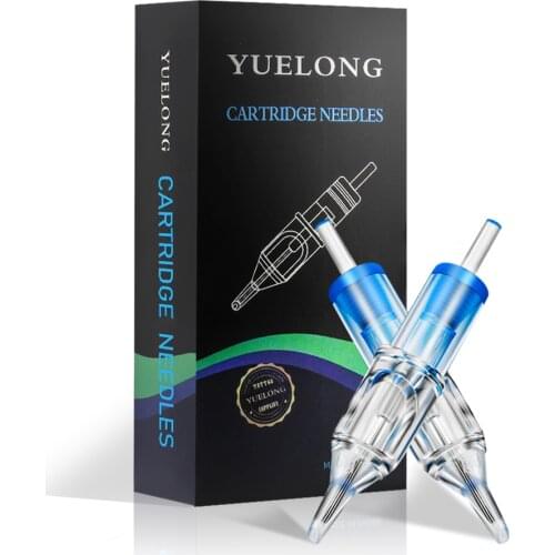 20PCS Tattoo Cartridge Needle 3/5/7/9/11/14RS Disposable Semi-Permanent Eyebrow Lip Makeup Cartridge Needles for Tattoo Machine
