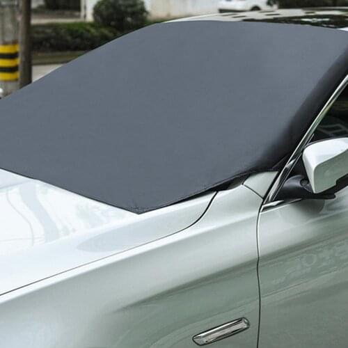 210X120CM Automobile Magnetic Sunshade Cover Car Windshield Snow Sun Shade Waterproof Protector Cover Car Front Windscreen Cover