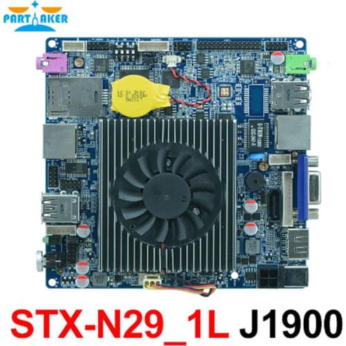 Fanless MINI ITX Motherboard with 6*USB 2*COM VGA LVDS Intel J1900 STX-N29_1L
