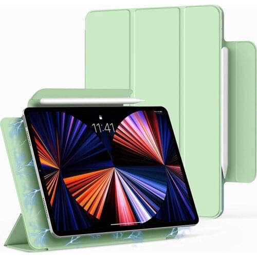 For iPad Pro 2021 Case 11 12.9 Magnetic Slim Trifold Case for iPad Pro 11 2021 2020 Smart Case for iPad Air 4 2020 Cover Funda