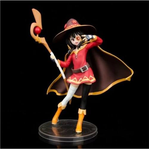 Tronzo 20Cm Gods Blessing on This Wonderful World Megumin PVC Action Figure Toys for Children Gifts