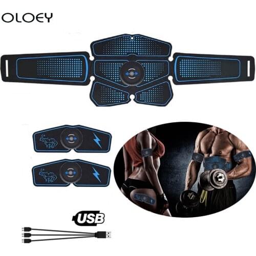 EMS Muscle Electro Stimulator ABS Electrostimulator Abdominal Electric Massager Training Apparatus Fitness Machine Building Body