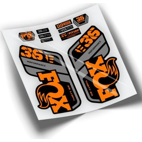 FOX 36 PERFORMANCE 2021 BICOLOR WP430 fork stickers
