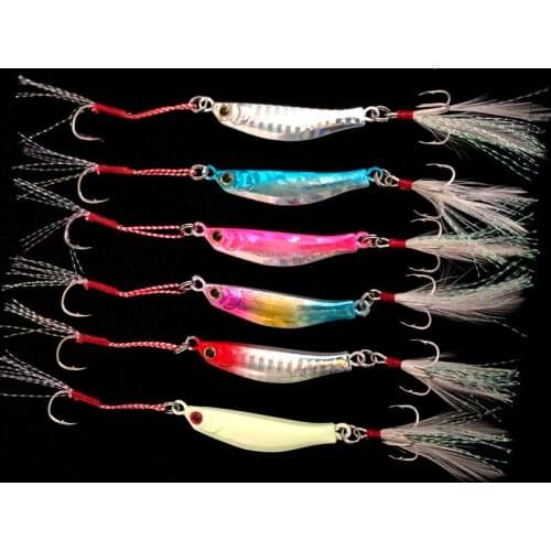 Hot Sale 1 Pieces20g 4.9cmMetal Lure Fishing Spoon Freshwater Fishing Hard LureSliceJigBait Spoon Fishing Tackle Metal Jigging