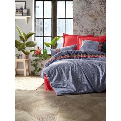 Cotton Box 100% Cotton Bedding Set, Home Textile Bedding Set, Bedspread, Duvet Cover Flat Sheet Pillow Case Wholesale Turkey