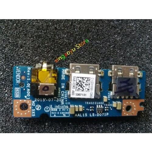For Dell For Inspiron 5558 5559 Audio USB IO Circuit Board 2WMGK 02WMGK LS-D071P