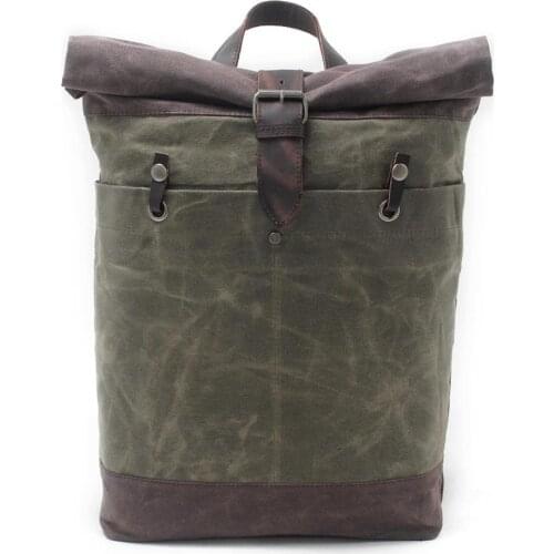 Men Laptop Backpacks for College Student Large Waterproof Backpack Travel Mens School Backpacks Vintage Batik Canvas Rucksack