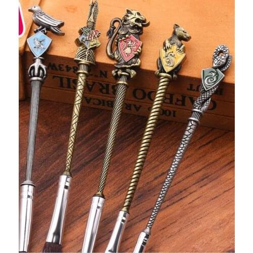 NEW Harried Peripehry Eyeshadow Brush Makeup Potter Brush Metal Handle 5 Pcs/set Academy Badge Beauty Tool Set for Friends Gifts